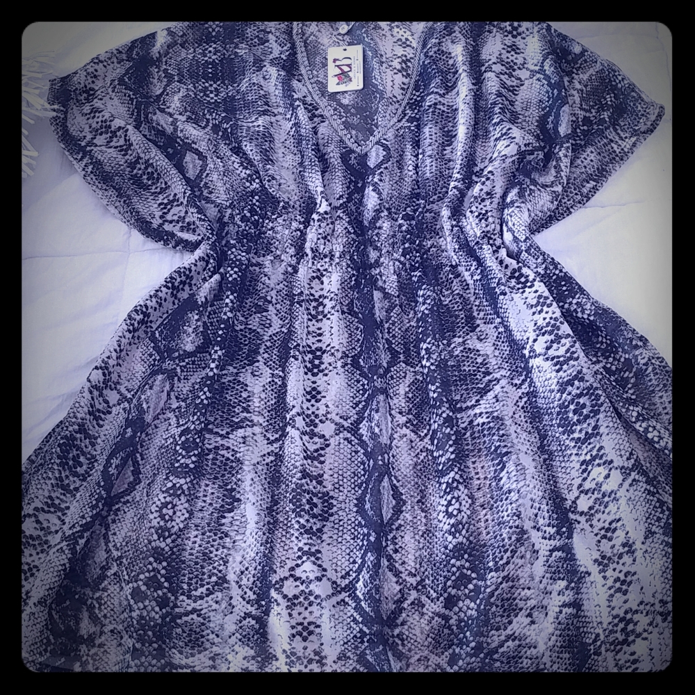 Beautiful Snakeskin Beach Cover Up